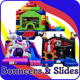 Bouncers with Slides Bouncers with Slides